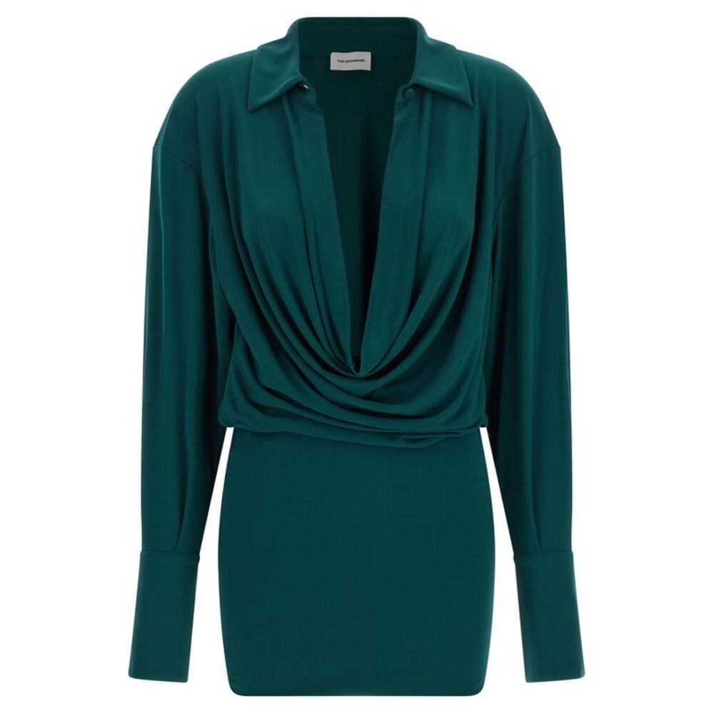 The Andamane Bicolor Polyester Short Women's Dress